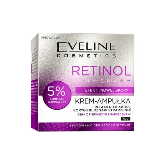 Eveline Cosmetics Retinol Therapy Regenerierende Gesichtscreme-Ampulle mit Retinol 50 ml