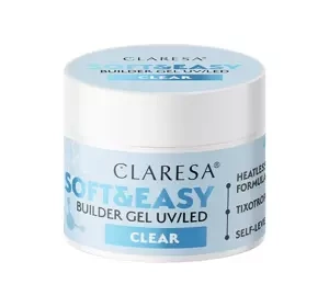 CLARESA SOFT & EASY AUFBAUGEL UV/LED CLEAR 45G