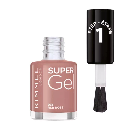 RIMMEL SUPER GEL NAGELLACK 033 R&B ROSE 12ML