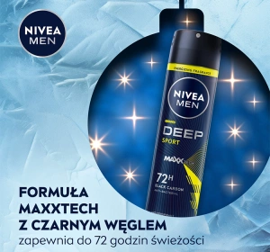 NIVEA MEN Energy Boost Geschenkset für Männer Duschgel  + Antitranspirant Spray