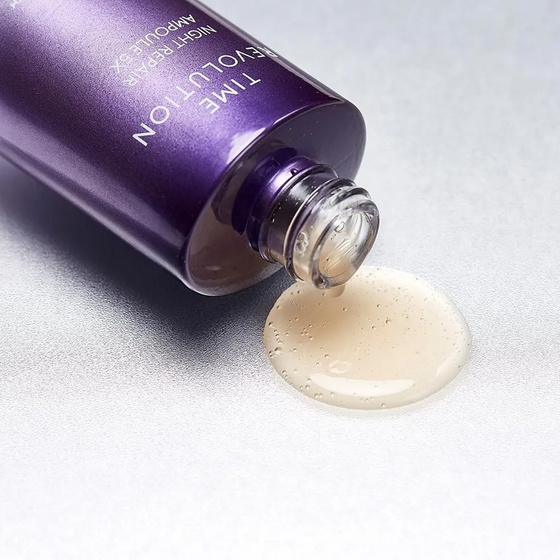 Kliknij na zdjęcie, aby je powiększyć Missha Time Revolution Night Repair Ampoule 5x straffendes Serum mit fermentiertem Bifida-Lysat 50 ml