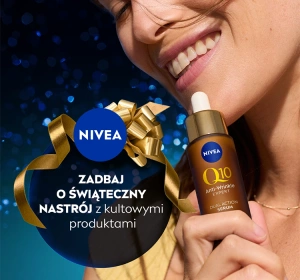 NIVEA Q10 Elegance Geschenkset mit Gesichtspflege-Kosmetik und Kosmetiktasche