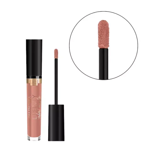 Kliknij na zdjęcie, aby je powiększyć MAX FACTOR LIPFINITY VELVET MATTE FLÜSSIGER LIPPENSTIFT 040 LUXE NUDE 3,5ML