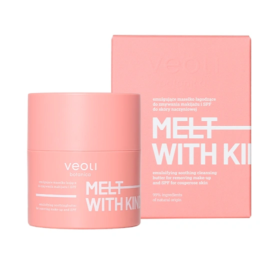 Kliknij na zdjęcie, aby je powiększyć Veoli Botanica Melt With Kindness Emulgierendes Make-up-Entfernungsbalsam für empfindliche und vaskuläre Haut 40 g