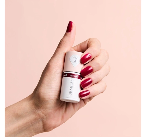 Kliknij na zdjęcie, aby je powiększyć Semilac Easy Off Hybridlack L19 Cherry Coke 7 ml