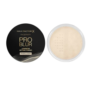 Max Factor Facefinity Pro Blur Loser mattierender Puder 001 Translucent 10,5 g