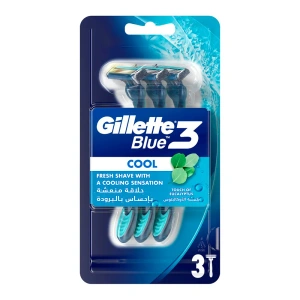 Gillette Blue 3 Cool Einwegrasierer für Männer, 3 Stück