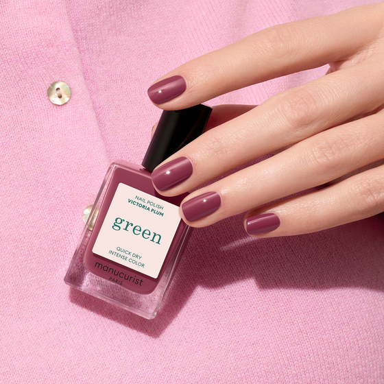 Manucurist Green – klassischer Nagellack „Victoria Plum“, 15 ml