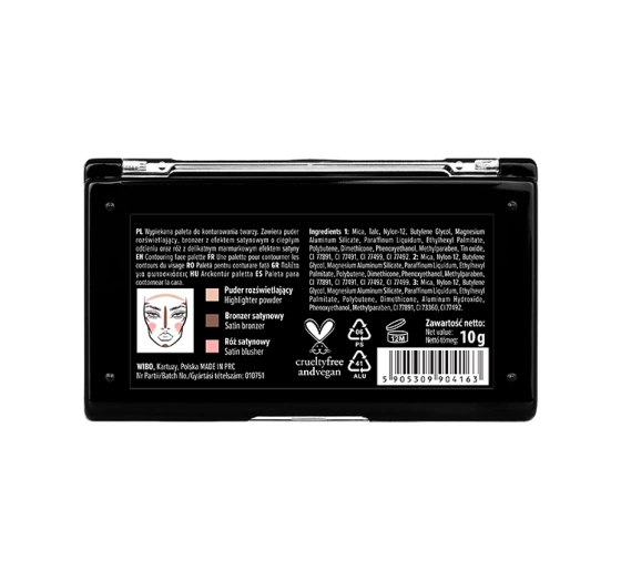 WIBO GEBACKENE GESICHTSKONTURIERUNGSPALETTE 10G