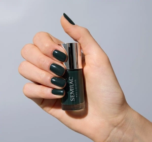 Semilac Nail Lacquer Klassischer Nagellack 114 Bottle Green 9 ml 
