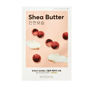 Missha Airy Fit Sheet Mask Shea Butter Feuchtigkeitsspendende Tuchmaske 19 ml