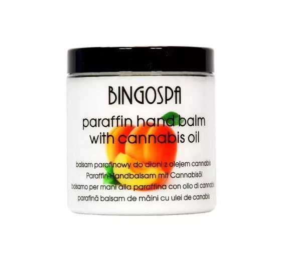 Kliknij na zdjęcie, aby je powiększyć BINGOSPA Paraffin-Handbalsam mit Cannabisöl 250 g