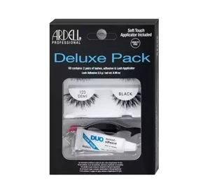 ARDELL KÜNSTLICHE WIMPERN 2 PAARE 120 DEMI KLEBSTOFF APPLIKATOR SET