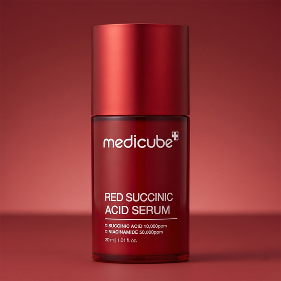 Kliknij na zdjęcie, aby je powiększyć Medicube Red Succinic Acid Serum – Anti-Akne-Gesichtsserum mit Bernsteinsäure, 30 ml