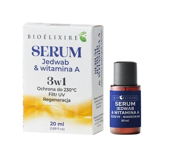 BIOELIXIRE HAARSERUM MIT SEIDE, VITAMIN A UND UV SCHUTZ 20ML