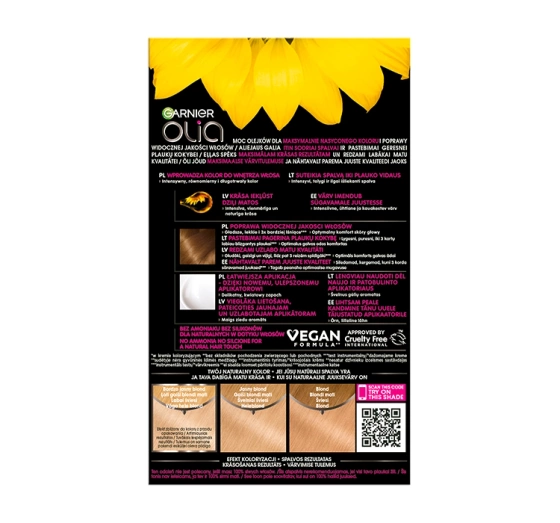 Kliknij na zdjęcie, aby je powiększyć GARNIER OLIA PERMANENTE HAARFARBE OHNE AMMONIAK 10.1 ASCHGRAUES SEHR HELLES BLOND