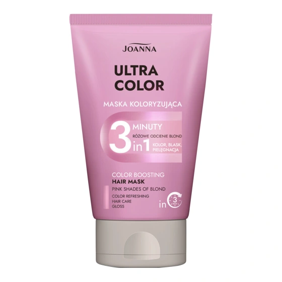 Kliknij na zdjęcie, aby je powiększyć Joanna Ultra Color Haarfärbemaske für rosafarbene Blondtöne, 100 g
