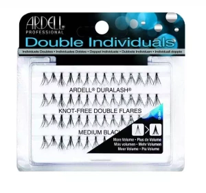 ARDELL DOUBLE KÜNSTLICHE WIMPERNBÜSCHEL KNOTFREI MEDIUM BLACK