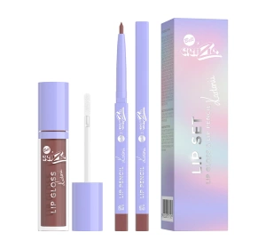 Bell x GenZie Make-up-Set Lipgloss & Lipliner 02 Chocolate Cake  4,5 g