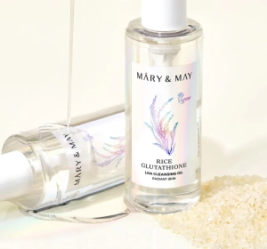 Mary&May Rice Glutathione LHA Cleansing Oil – Make-up-Entferner mit Reisextrakt, 200 ml