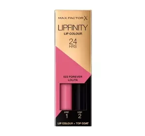 MAX FACTOR LIPFINITY LIP COLOUR 022 FOREVER LOLITA