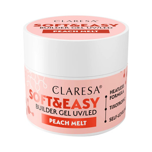 Claresa Soft & Easy Aufbaugel Peach Melt 45 g