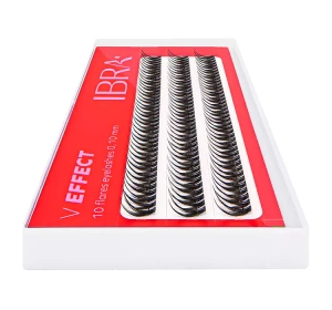 IBRA KÜNSTLICHE WIMPERN V EFFECT BÜSCHEL SCHWARZ 8MM
