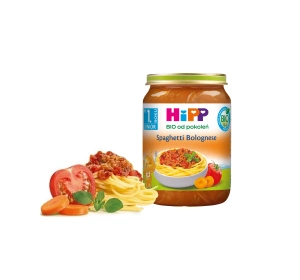 HiPP Bio Gläschen-Mittagessen nach dem 1. Lebensjahr Spaghetti Bolognese 250 g