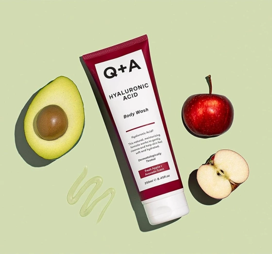 Q+A Hyaluronic Acid Feuchtigkeitsspendendes Körperwaschgel 50ml