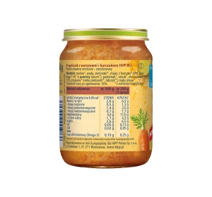 HiPP Bio Gläschen nach dem 1. Lebensjahr Gemüsesuppe mit Bulgur und Hähnchen 250 g