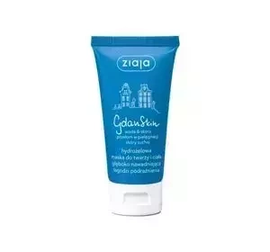 Ziaja Gdanskin Hydrogel-Gesichts- und Körpermaske mit intensiver Feuchtigkeitsversorgung, 50 ml