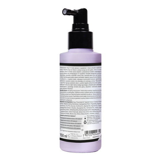 Kliknij na zdjęcie, aby je powiększyć ANWEN GROW ME TENDER AUFWÄRMENDE KRÄUTER-LOTION 150ML