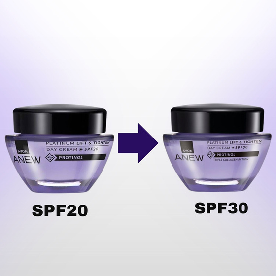 Kliknij na zdjęcie, aby je powiększyć Avon Anew Platinum straffende Tagescreme SPF 20, 50 ml