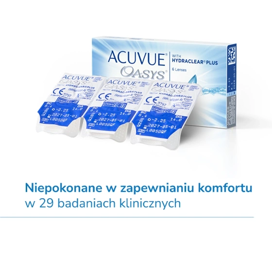ACUVUE OASYS WITH HYDRACLEAR PLUS 6 STÜCK