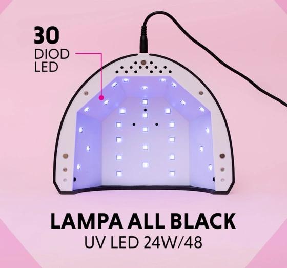 Semilac All Black! UV LED Lampe 24/48W
