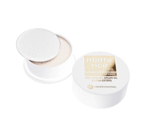 Bell Professional Matte Rice veganes mattierendes Reispuder mit Arganöl 6g