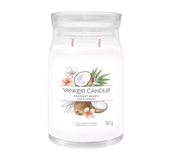 YANKEE CANDLE SIGNATURE DUFTKERZE COCONUT BEACH 567G