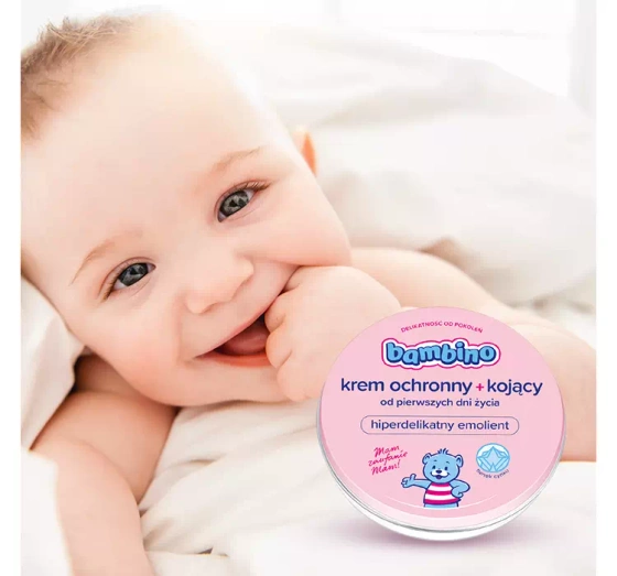 Bambino schützende Creme mit Zinkoxid – schon ab den ersten Lebenstagen – besonders sanfte Pflege 150 ml