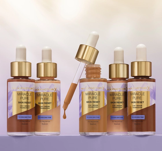 Max Factor Miracle Pure Skin Reset Foundation-Serum 40-60 Light 30ml
