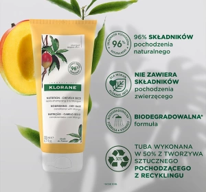 Klorane Mango Pflegespülung für trockenes Haar 200 ml