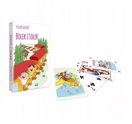 Spielkarten-Set für Kinder Bolek und Lolek