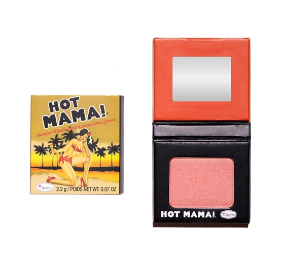 Kliknij na zdjęcie, aby je powiększyć THE BALM HOT MAMA TRAVEL SIZE LIDSCHATTEN UND ROUGE 3G