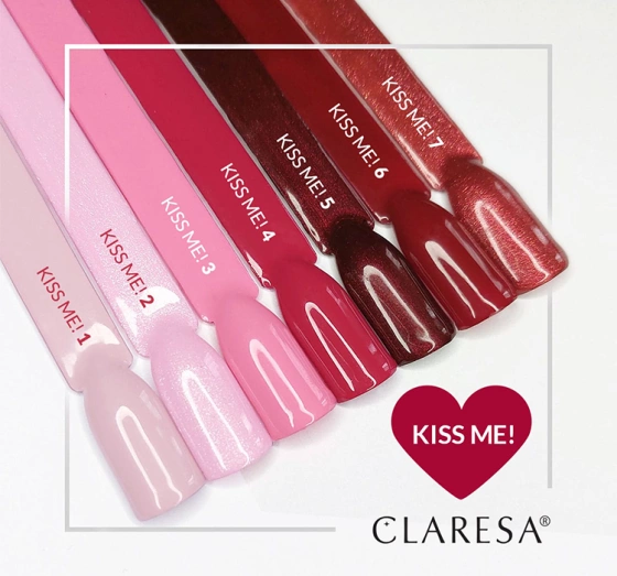 Kliknij na zdjęcie, aby je powiększyć Claresa Hybrid-Nagellack Kiss Me! 3 5 g