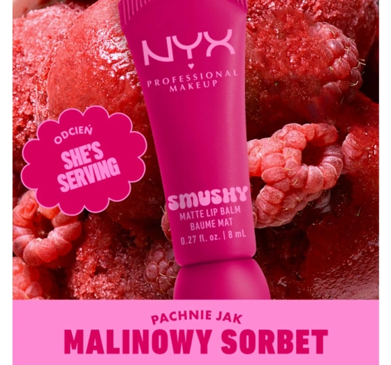 NYX Professional Makeup Smushy matter Lippenbalsam 04 She's Serving 8 ml