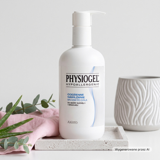 Kliknij na zdjęcie, aby je powiększyć Physiogel Tägliche Feuchtigkeitspflege – Körperlotion für trockene und empfindliche Haut 400 ml