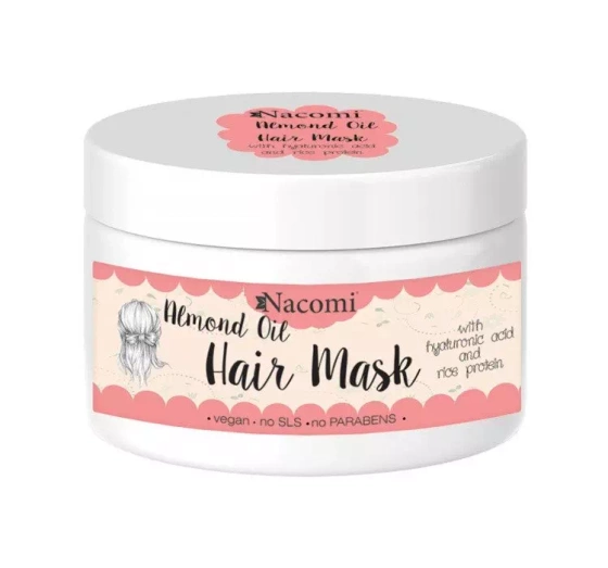 Nacomi Haarmaske mit Mandelöl und Reisproteinen 200 ml