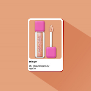 Poppy Head Blingo! Jackpot Gloss Lipgloss 02 Glimmergency 4,8 g