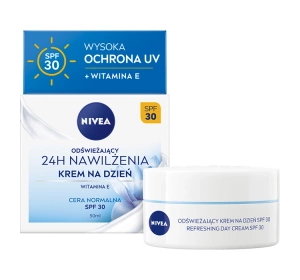 NIVEA 24h Feuchtigkeit Tagescreme mit SPF30 50ml