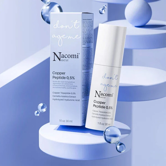 Nacomi Next Level Gesichtsserum mit Kupferpeptid 0,5% 30 ml