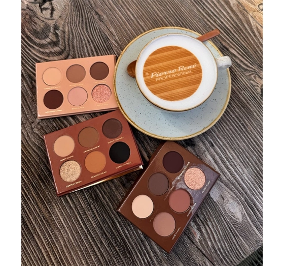 Pierre Rene Lidschattenpalette Caffe Latte 6x1,3g